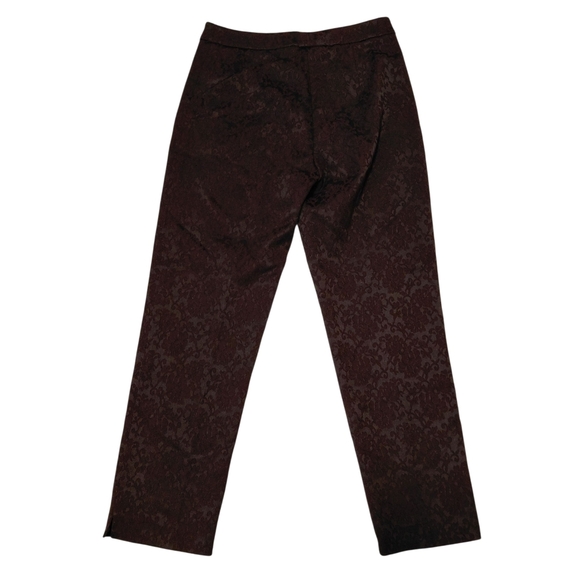 Jones New York Brown Patterned Trousers - Picture 2 of 8